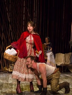 Emily Young and Noah Brody in the Fiasco production of Into the Woods (Photo: T. Charles Erickson)