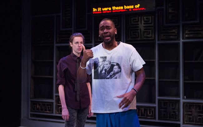 Katrina Clark. and Aarron Loggins in Sign Language at CulturalDC's Source Festival (Photo: Teresa Wood Photography)